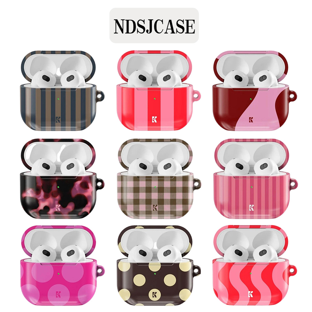 Headphone Case Hard - Pink Party Oxford Shockproof Protective Glossy