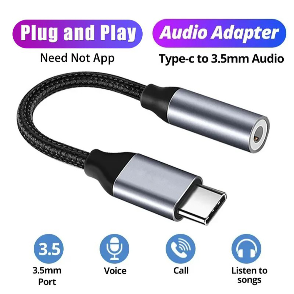 Audiophile Headphone Wired - USB Type C To 3.5mm Audio