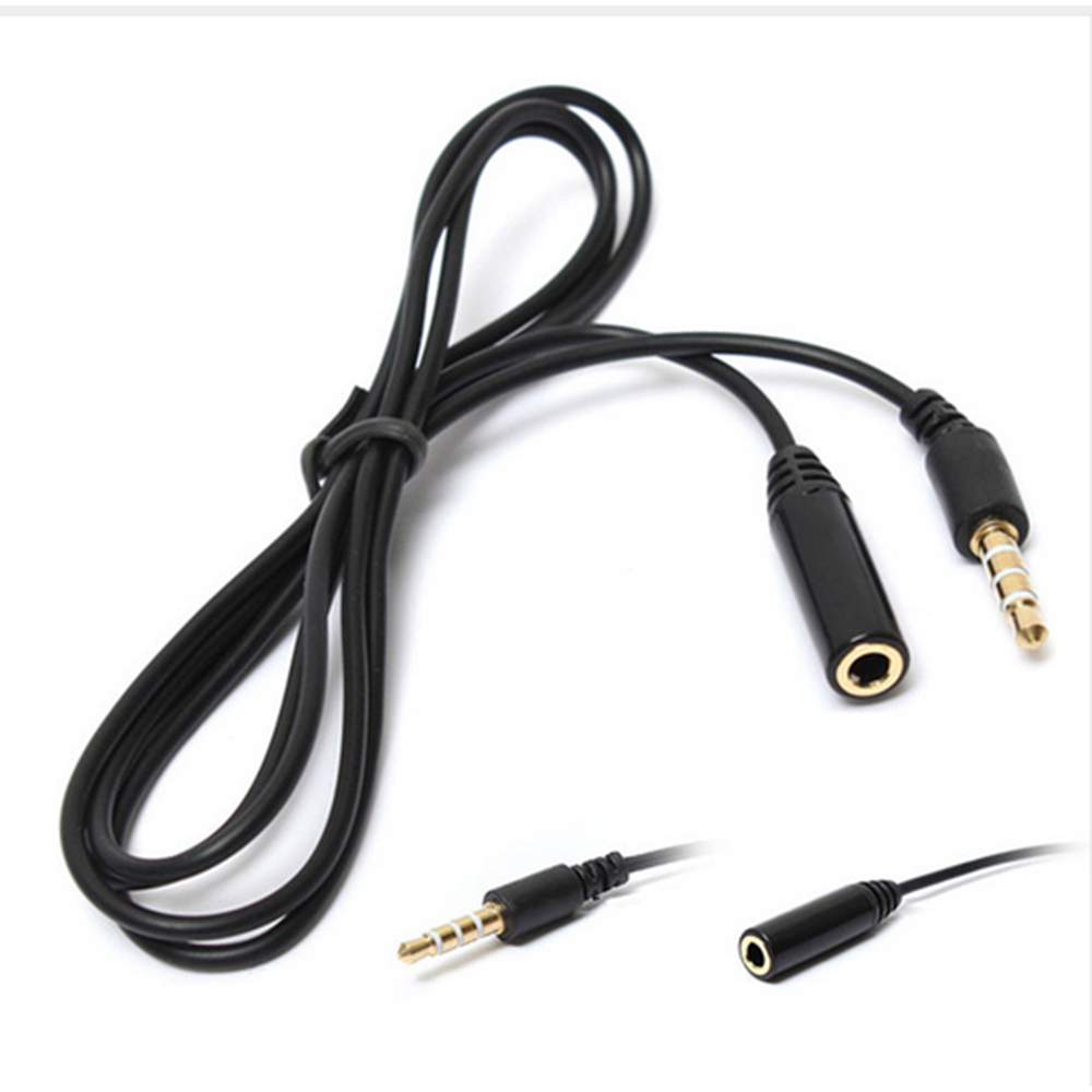 NEW 1M 3.5mm Male to Female 4  - Cable Extension 3.5 recension och pris