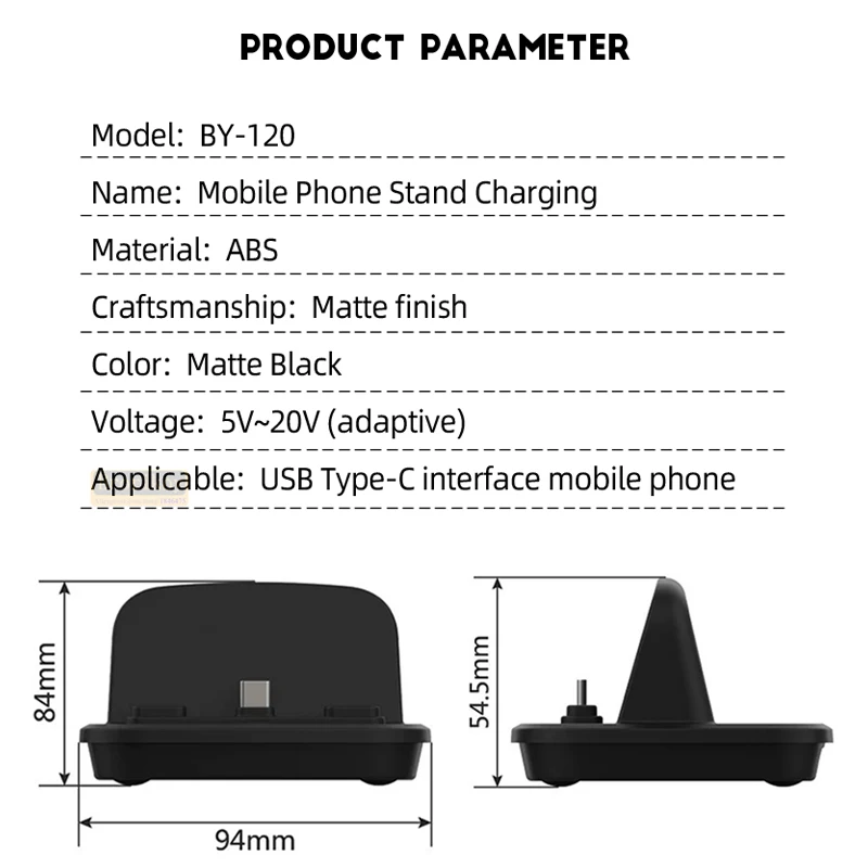 Wireless Charging Stand 120W U - Usb C Earphone recension och pris