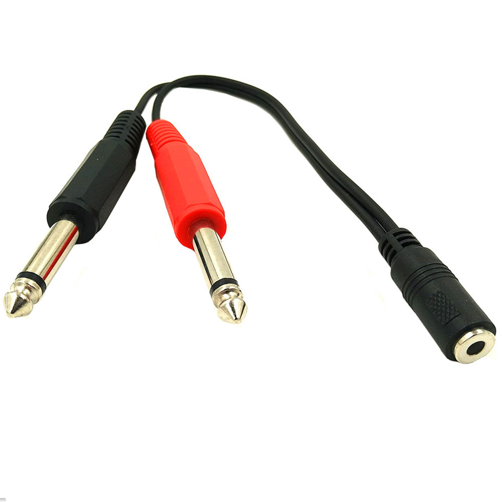 6.35 Mm Male To 2 6.35 Mm 3.5m - Audio Splitter Y recension och pris