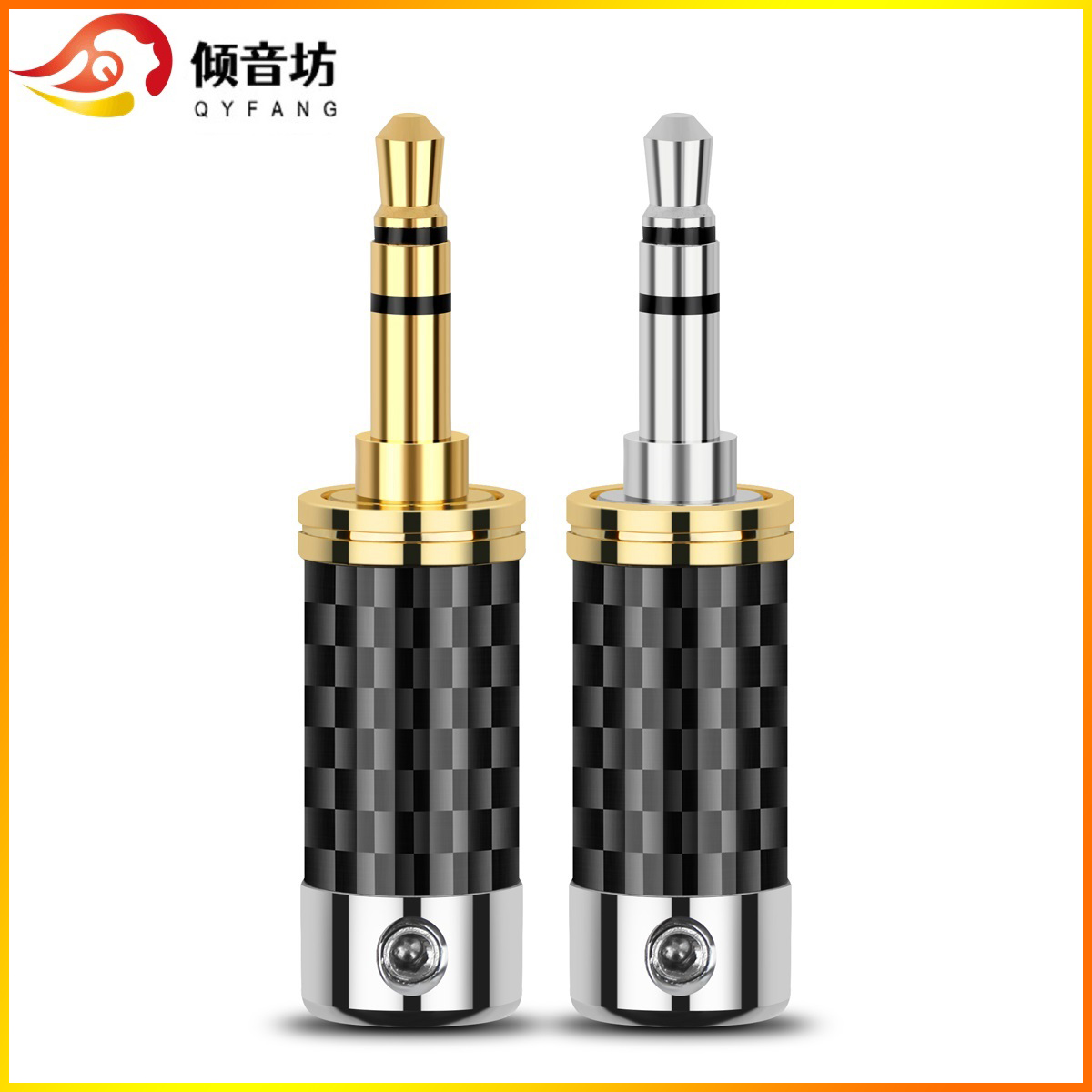 QYFANG 3.5mm 3 Pole Stereo Met - Audiophile Headphone Wired recension och pris
