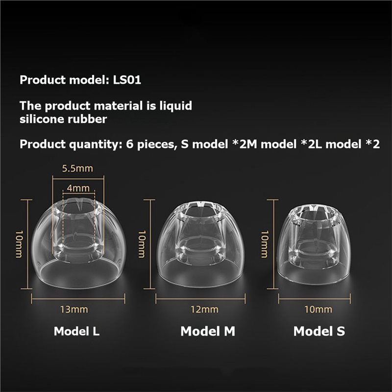 A23F-Silicone Ear Tips For KZ  - Silicone Ear Tip Replacement recension och pris