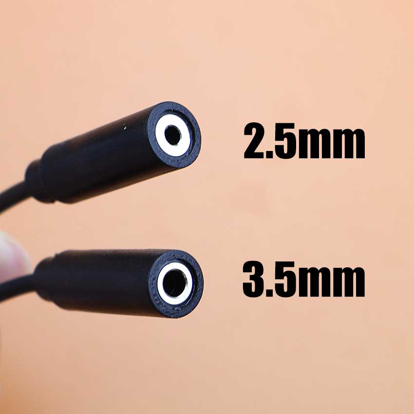 1pcs 2.5mm 3.5mm Mono Stereo A - Audiophile Headphone Wired recension och pris