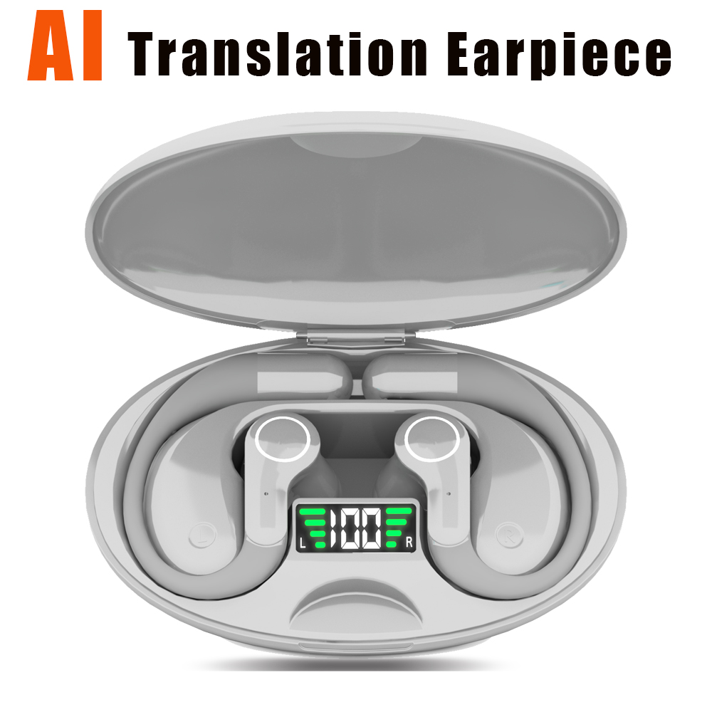 Ai Translator Earbud Device Re - Earbuds Charging Case recension och pris