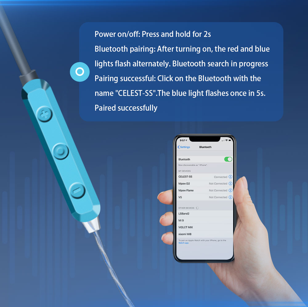 Celest SkySoar Earphone Cable  - Wired Earphone Mic recension och pris