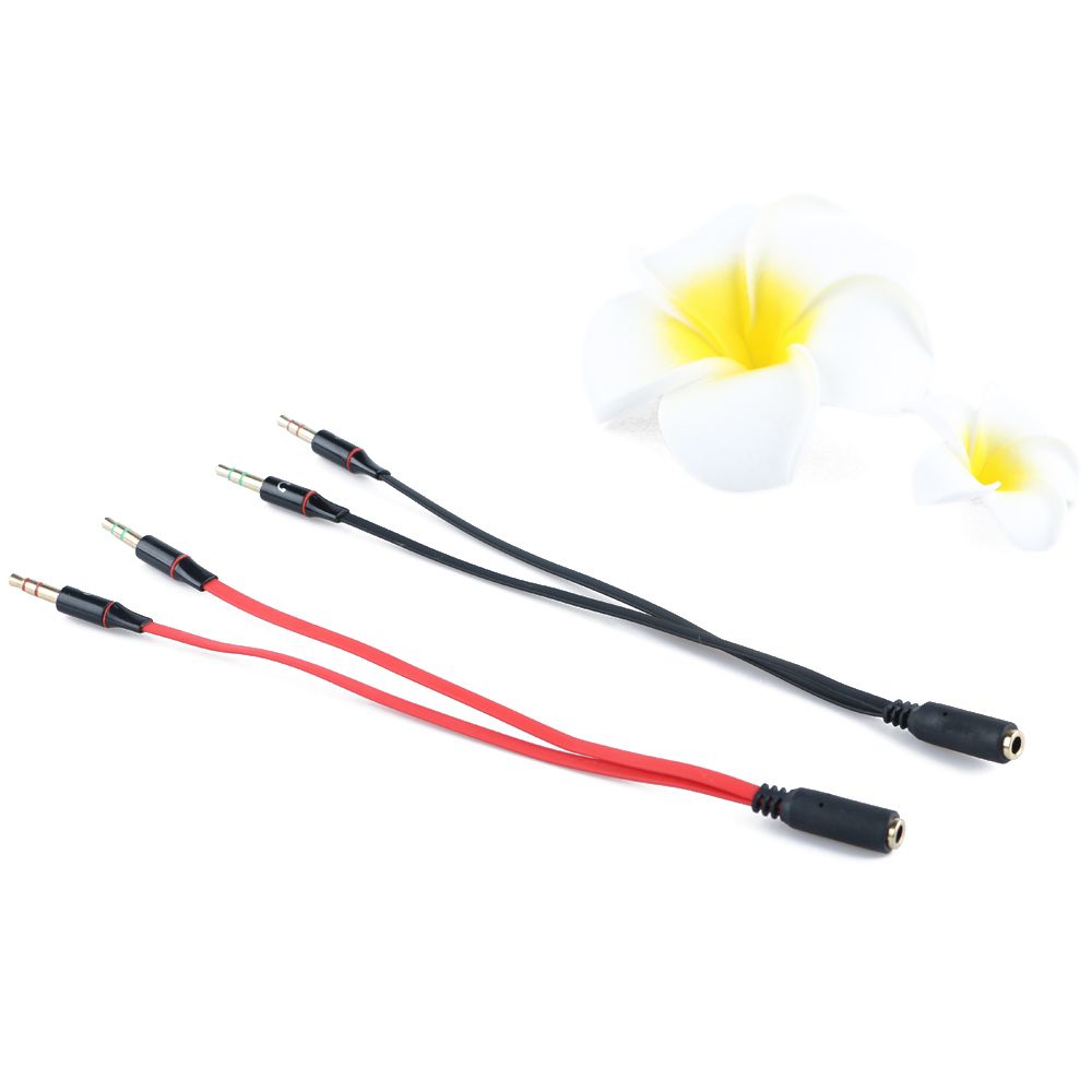 Jack 1 Female To 2 Male Light  - Earphone Splitter Jack recension och pris
