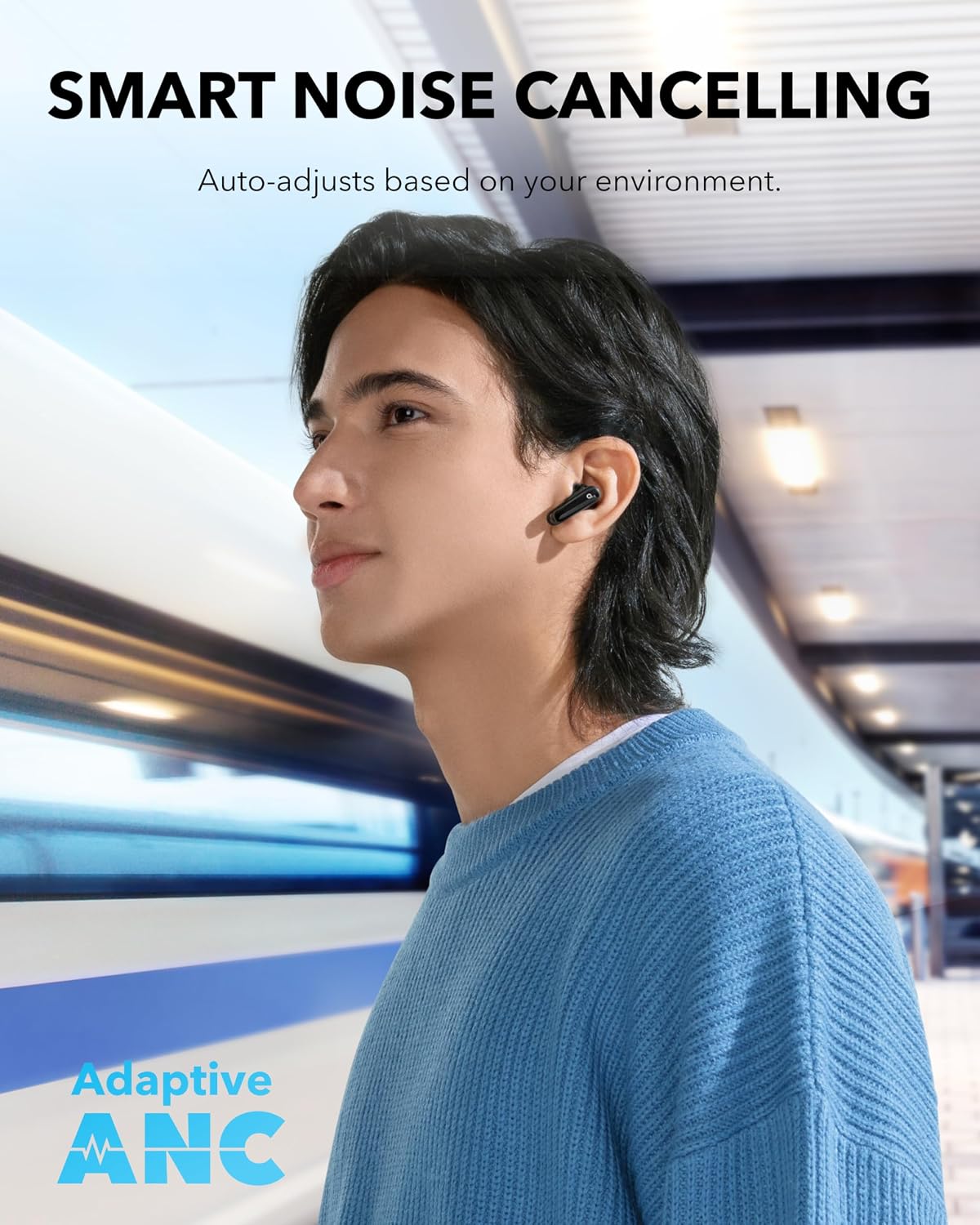 Adaptive Noise Cancelling Earb - Noise Cancelling Headphone recension och pris