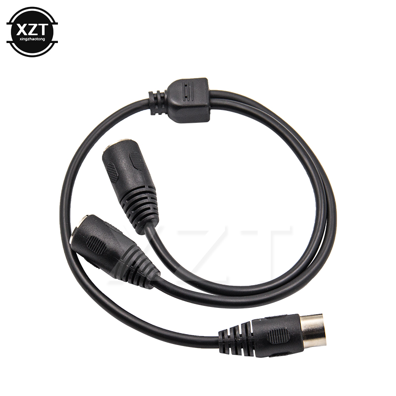 5Pin MIDI DIN 1 Male Plug to 2 - Audio Splitter Y recension och pris