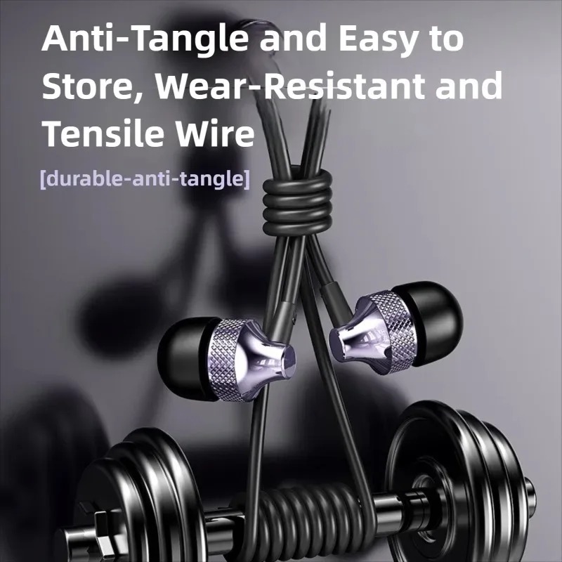 Portable Type C 3.5mm Music Ea - Wired Earphone Mic recension och pris