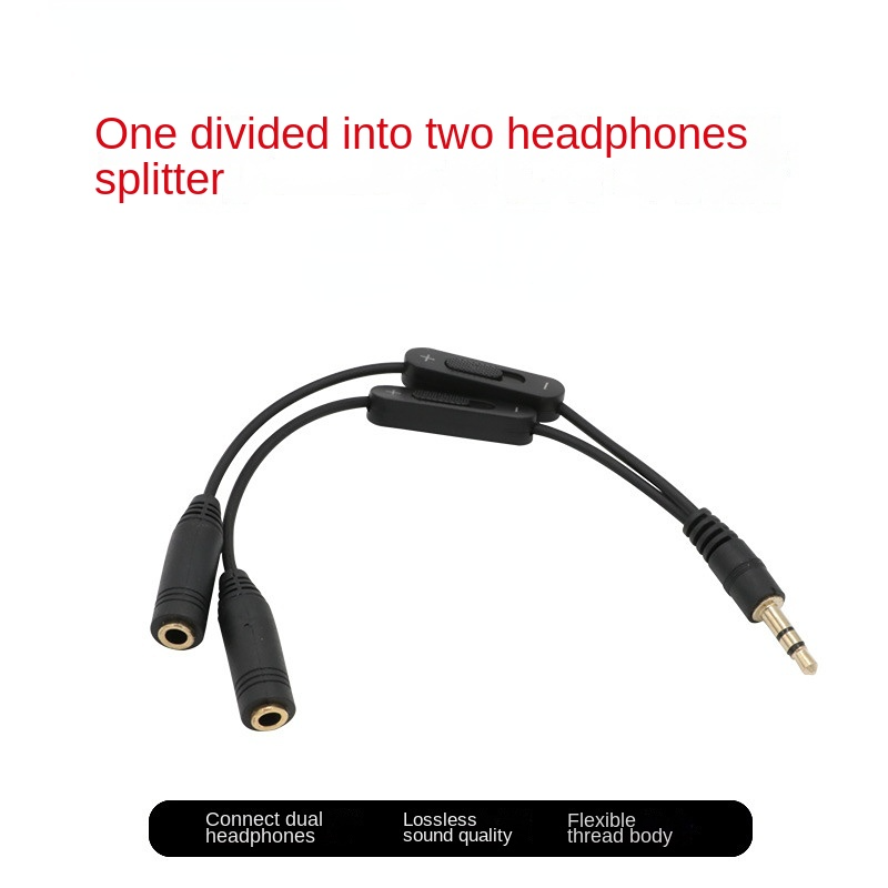 3.5 Jack Splitter Male To 2 Fe - Earphone Splitter Jack recension och pris